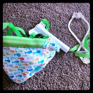 Exersaucer baby swing